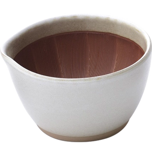 DEARYOU日本陶瓷研磨碗芝麻碾磨神器蒜臼子山药磨泥器擂钵家用