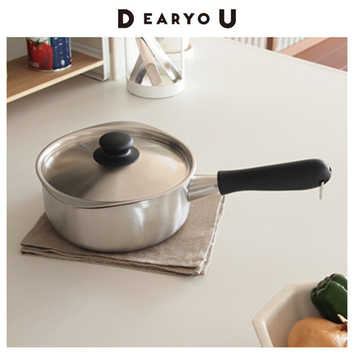 日本进口304不锈钢雪平锅