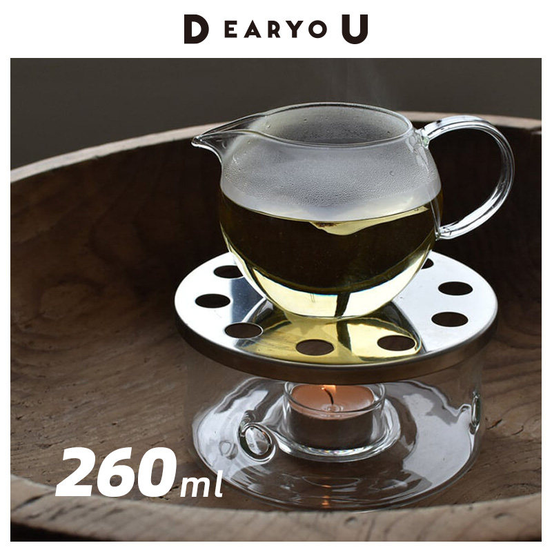 Craft U日本进口公道杯日式分茶器匀杯茶盅茶壶独酌壶蜡烛温茶器