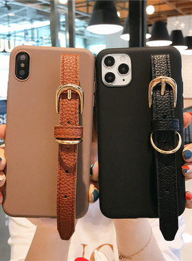 ins皮纹腕带适用vivox300pro手机壳x200s硅胶x100个性s50创意s30/s20/19/s18/s17/s16简约y500男女iqoo13软套