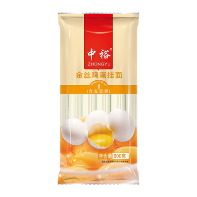 中裕金丝鸡蛋挂面600g*1100g/扎