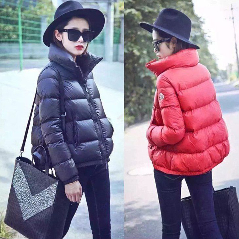 小众时尚洋气女工装短款羽绒服