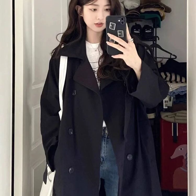 高个子加长版风衣外套女到脚踝春秋季170超长款175英伦风气质大衣