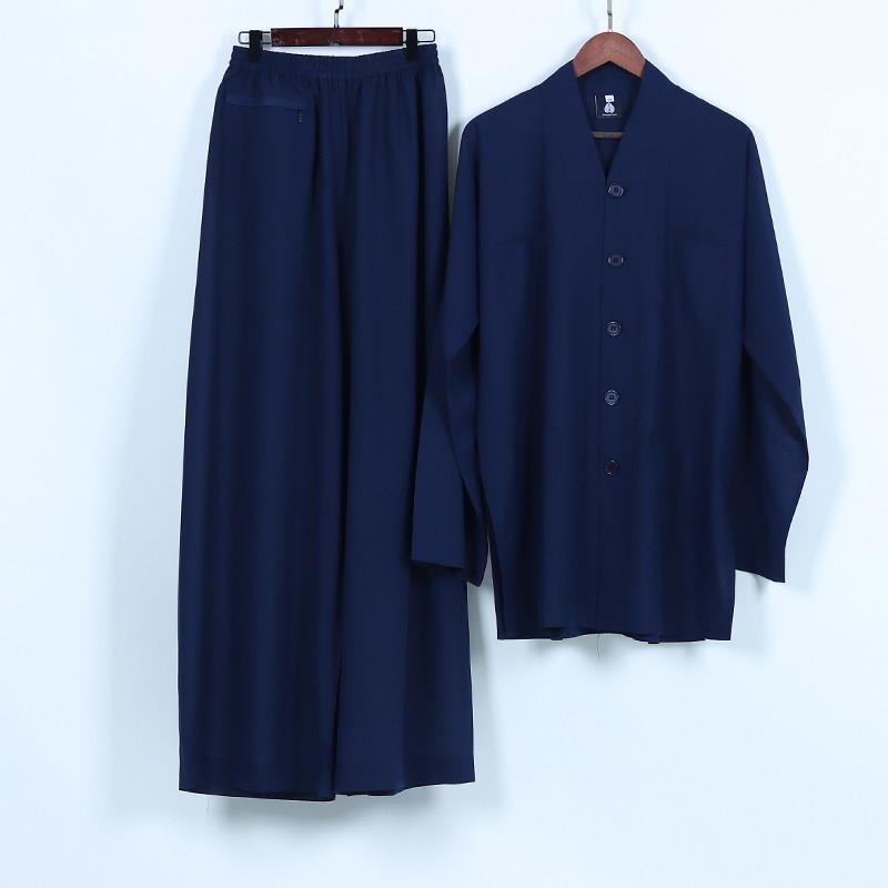 新品僧侣和尚服装出家僧人师父僧衣僧服夏季薄款小短褂套装男女款