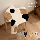 可爱小尾巴毛绒椅垫坐垫家居办公室椅垫汽车保暖舒适动物造型垫子