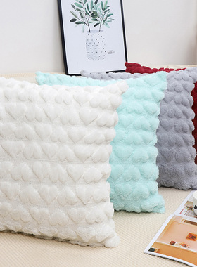 Cotton-velvet sofa love cushion throw pillow cushion cover