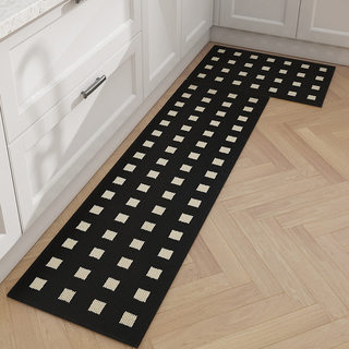 厨房地垫防水防油地毯免洗可擦入户脚垫Kitchen floor mat carpet