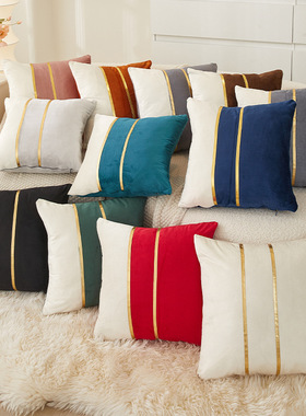 Double gold thre Dutch wool sofa pillow blanket back cushion