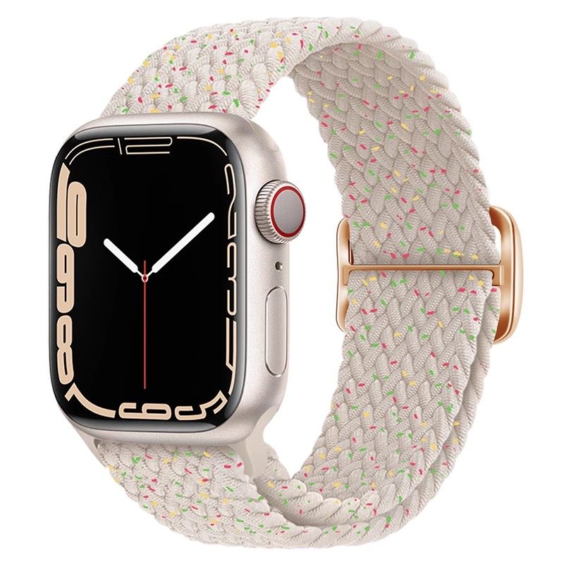 适用iwatch7/9/8苹果s10尼龙编织ultra3手表带a