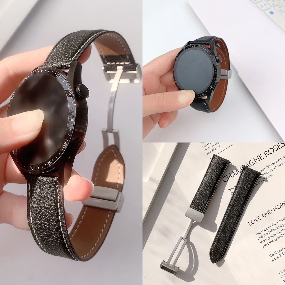 适用华为gt65手表带wach56