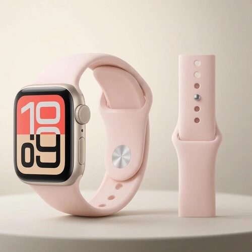 适用iwatch官方同款硅胶表带