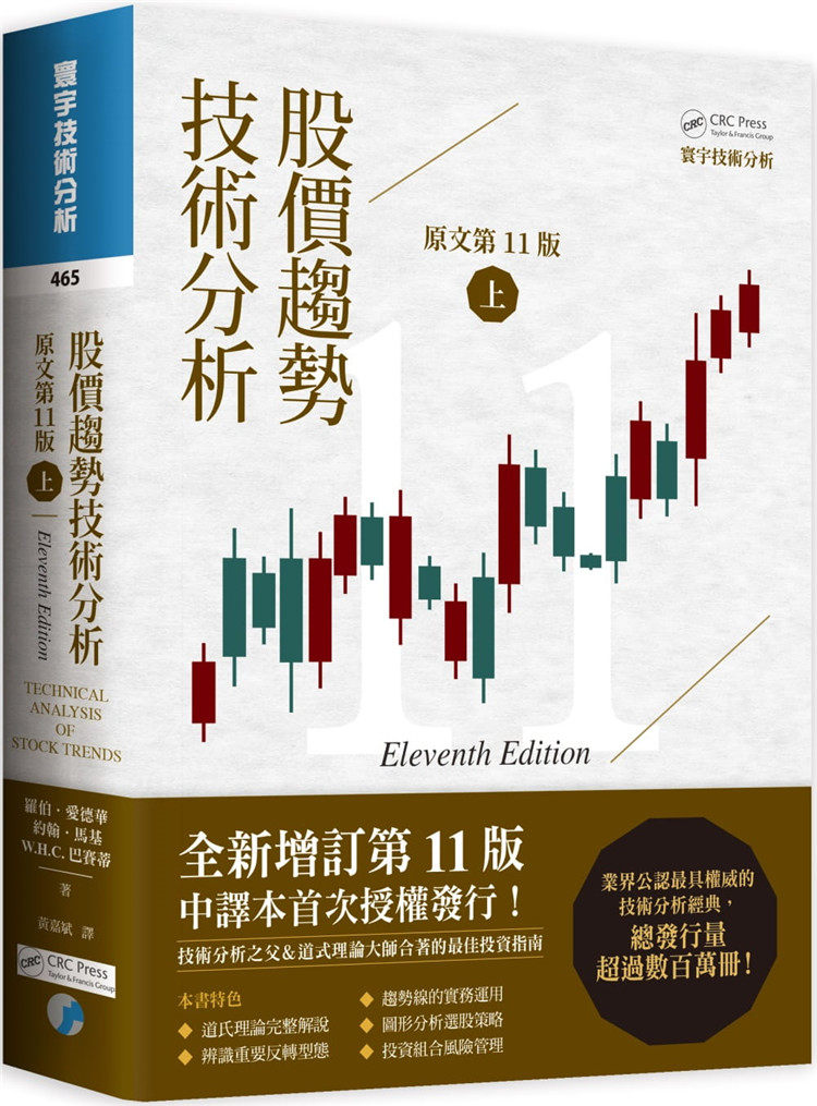 现货  股价趋势技术分析 (原文第11版) 上（二版） 22 罗伯．爱德华 寰宇 进口原版 停损点和基准点的篇幅 投资组合控制与风险管理