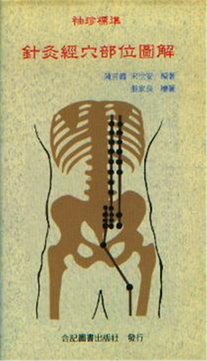 现货正版 袖珍标准针灸经穴部位图解 99 合记 陈言霞 经穴书籍 进口原版