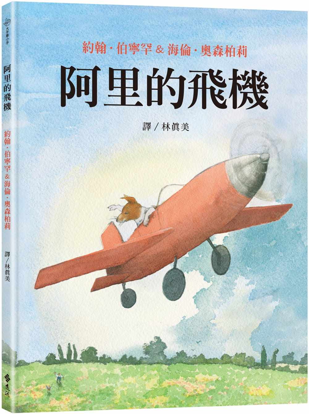 预售 阿里的飞机:大手牵小手 22 约翰.伯宁罕 远流 进口原版 绘本一本跨越現實與想像,細膩探討