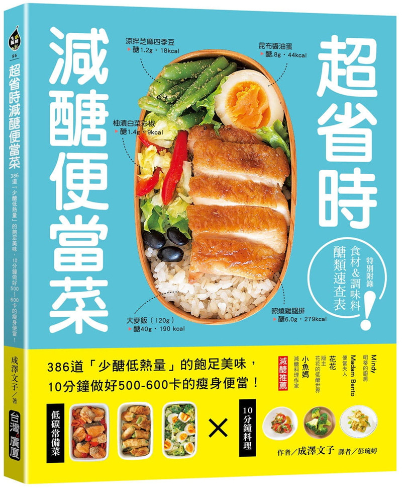 现货 超省时减糖便当菜：386道「少糖低热量」的饱足美味，10分钟做出500～600卡的瘦身便当 21 成泽文子 广厦 进口原版