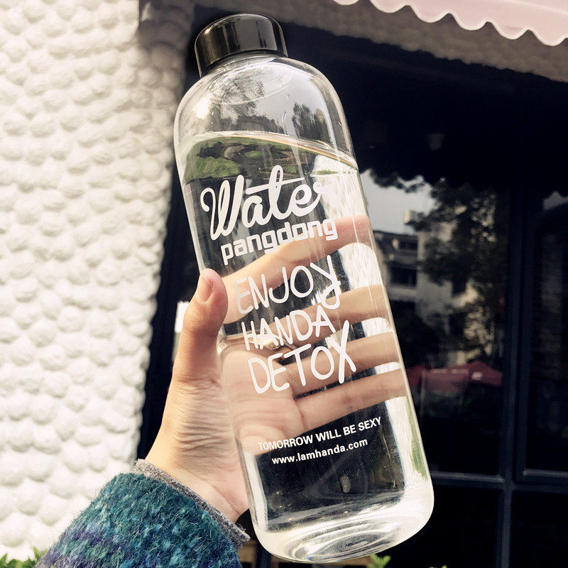 超大容量玻璃杯学生随手创意个性水瓶茶杯子带随行杯韩版盖便携杯,农机/农具/农膜,灌溉工具,淘宝优惠券,粉丝福利购,淘宝优惠卷