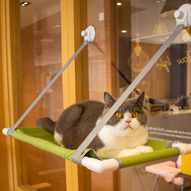 猫吊床四季通用猫咪吊篮挂式吸盘式玻璃窗户挂窝晒太阳猫咪用品