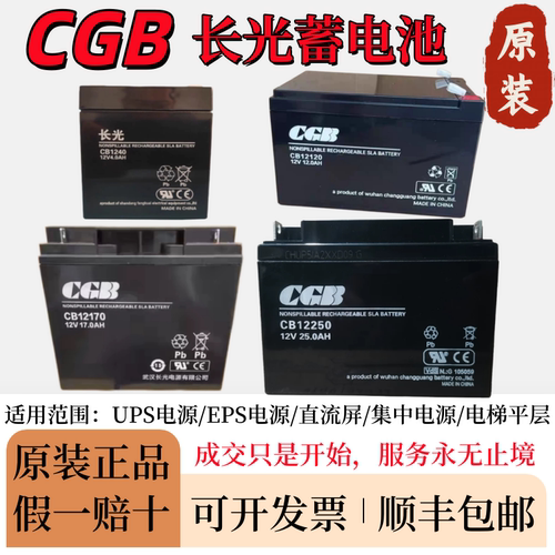 长光CGB蓄电池12V/4AH/5AH应急
