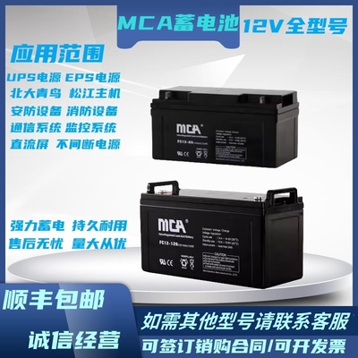 MCA蓄电池FC-12V20A24A38A65A