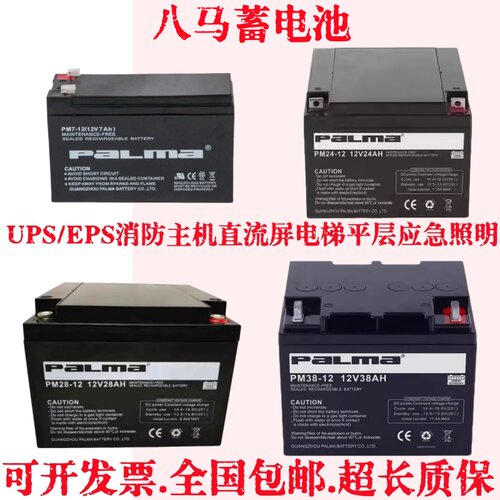 palma蓄电池PM-24AH机房UPS电源