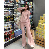 两件套冬装 运动休闲套装 女加绒加厚欧货高级感气质摇粒绒卫衣卫裤