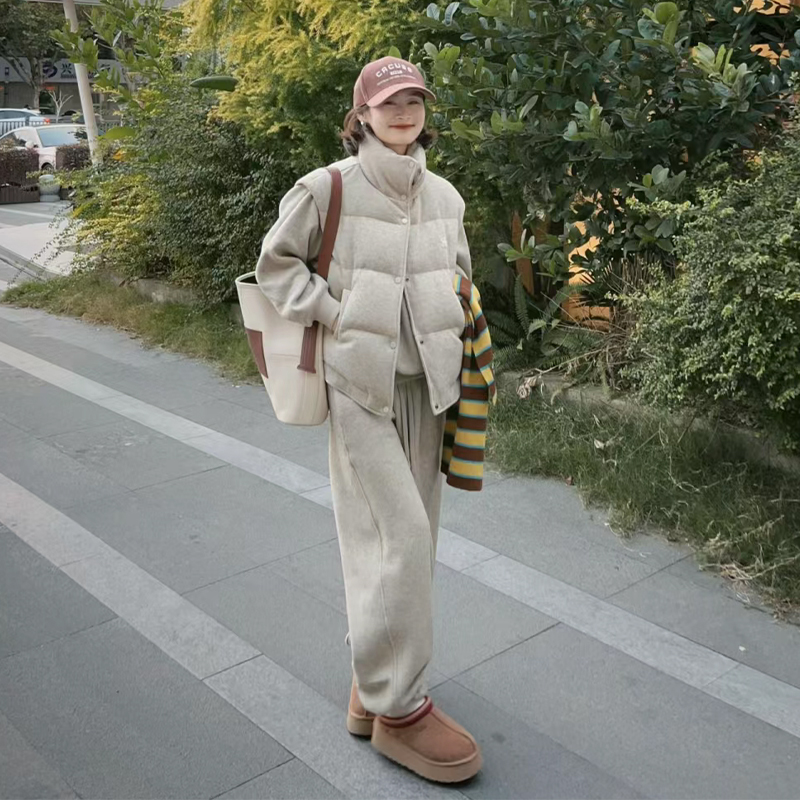 网红炸街休闲时髦气质小众两件套