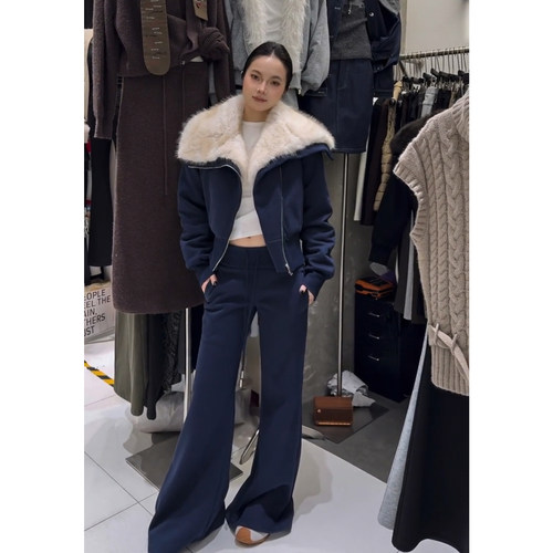 2025超火冬装加绒加厚运动套装女