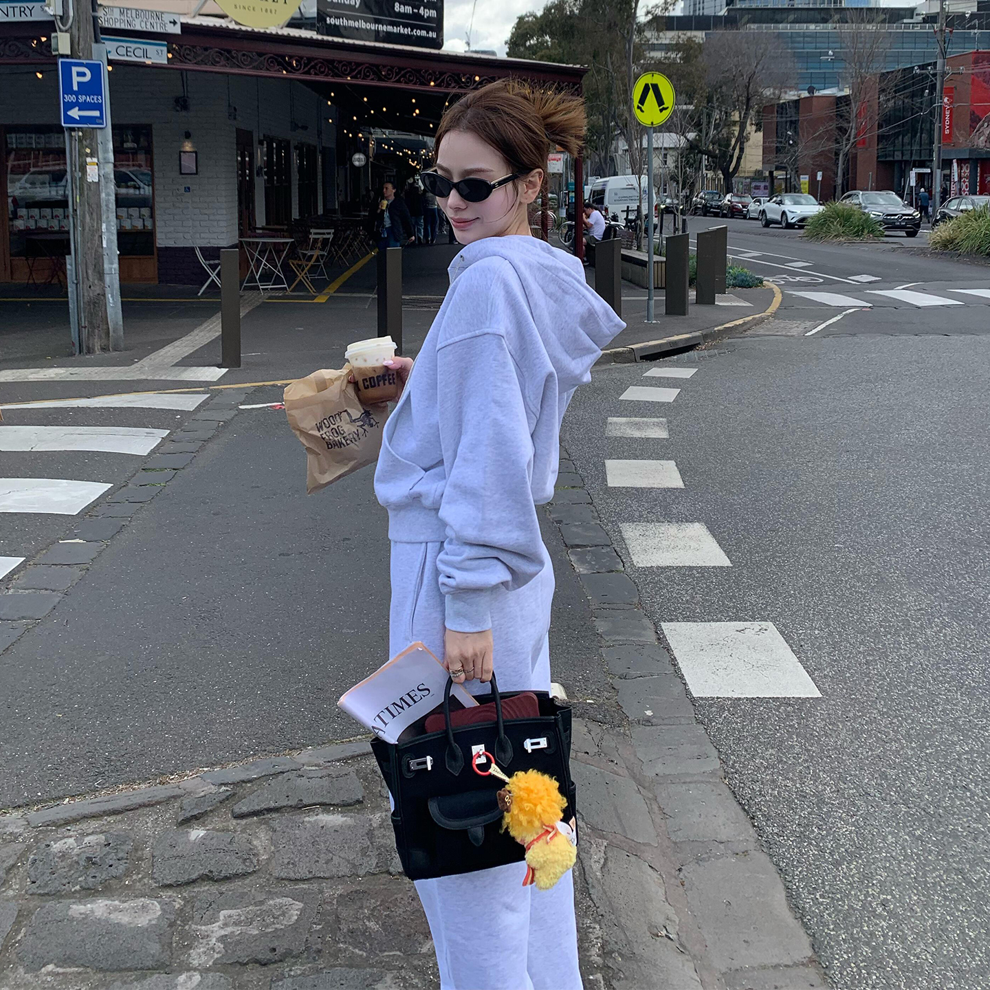 ins超火早秋穿搭一整套休闲运动