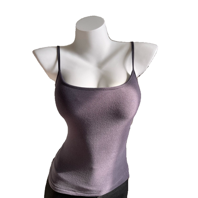 吊带背心自带胸垫内搭磨毛