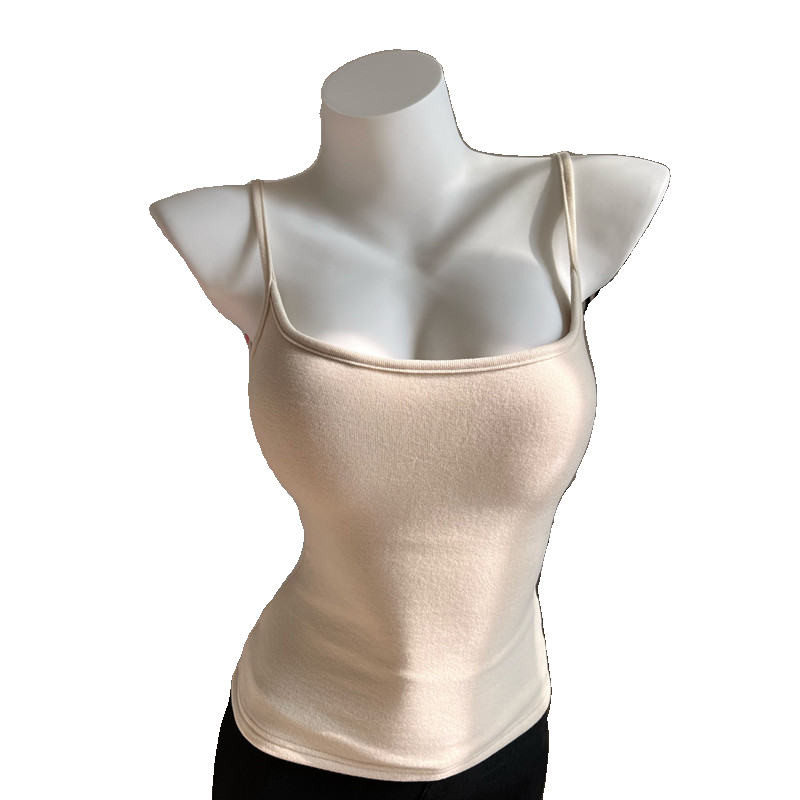 秋冬加厚显胸bra磨毛内搭上衣