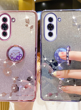 适用渐变闪粉华为nova10手机壳新款水钻女网红nova10pro镜头全包硅胶软壳防摔高端外壳pro男高级感novo保护套