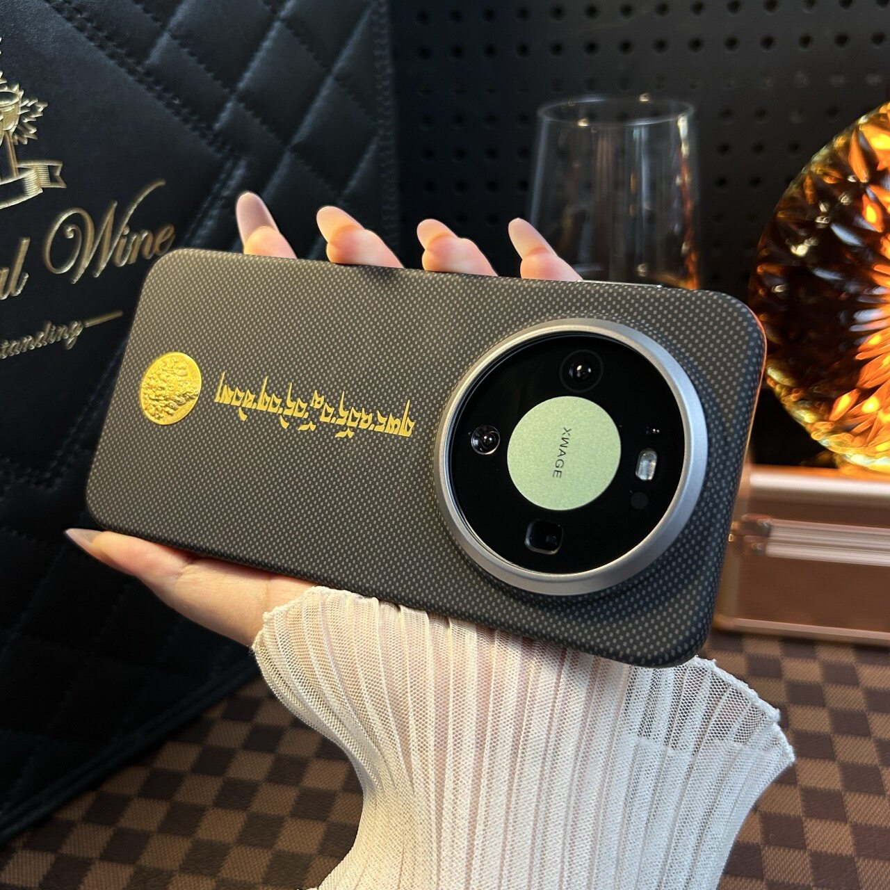 顺财神适用华为mate80promax手机壳双中轴Mate70RS折叠超薄磁吸铰链全包保护套60pro+新款男凯夫拉纹80rs外壳