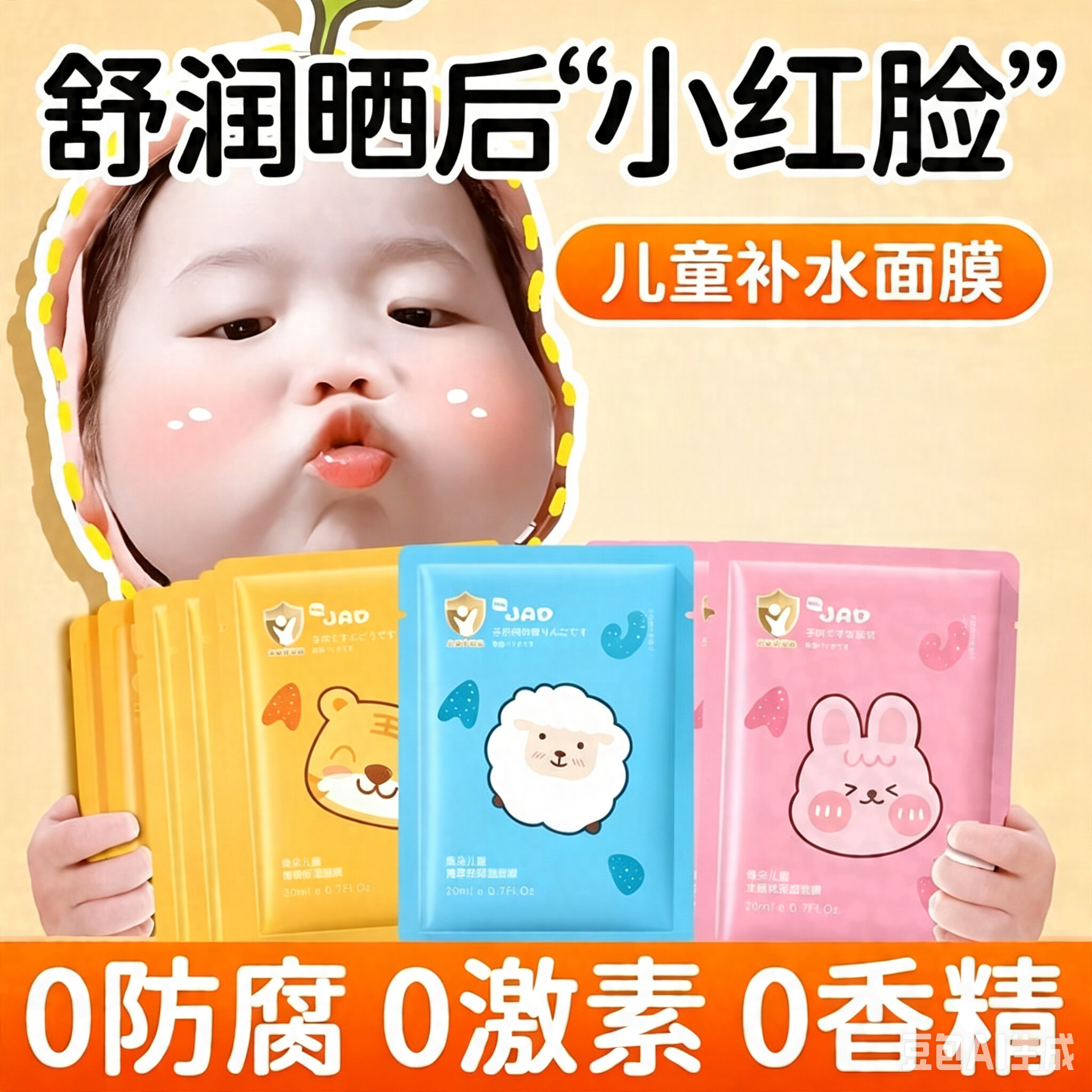 【宝妈推荐】宝宝保湿专用面膜