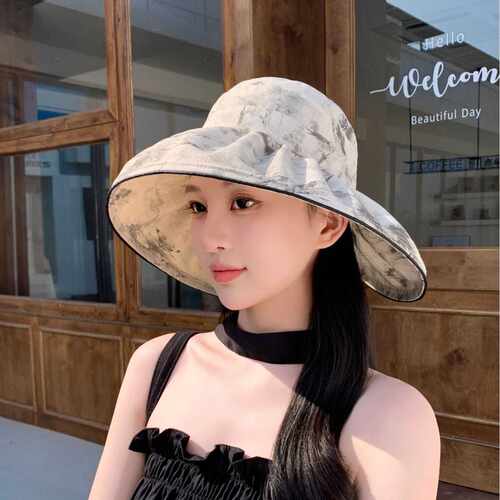 香港高端新款夏季韩版休闲遮阳帽子女户外速干渔夫帽防晒时尚百搭