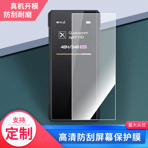 高清防划膜磨砂防反光吸附膜2张