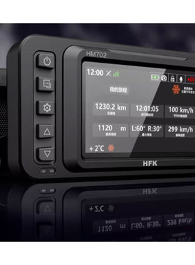 适用于HFK 602摩托车行车记录仪 屏幕保护贴膜非钢化膜纳米防爆高清防刮膜防指纹膜磨砂膜