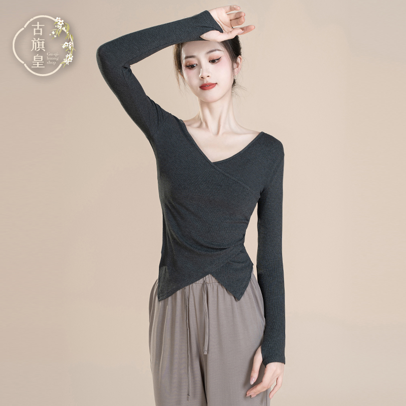 古旗皇现代舞蹈形体上衣