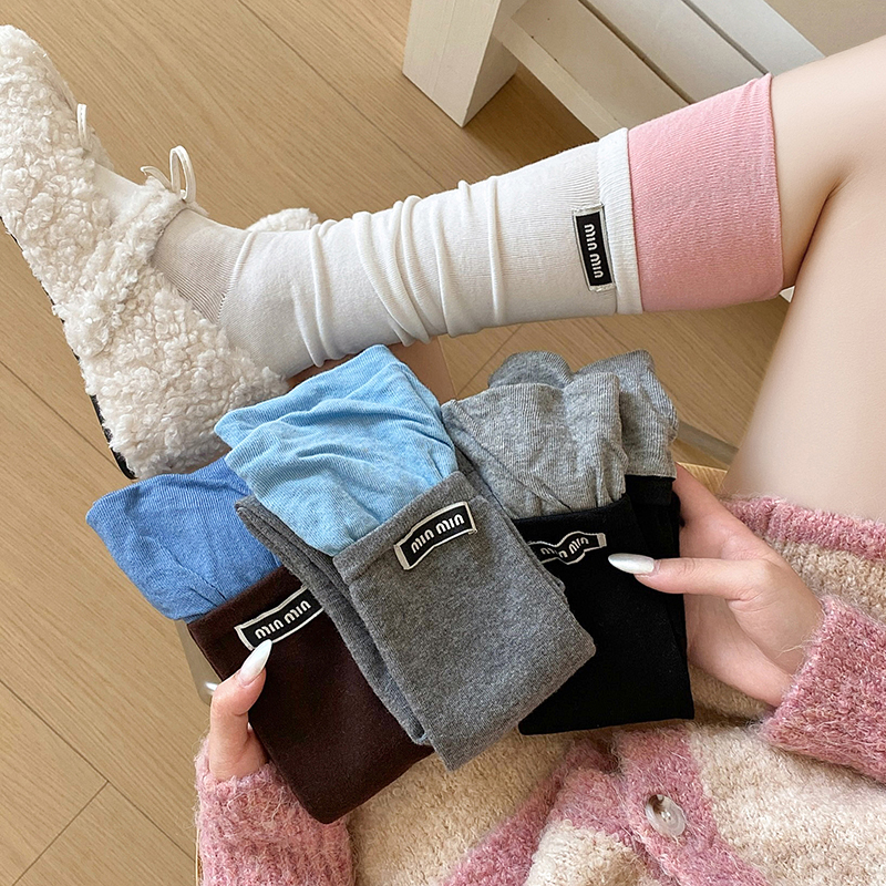 春秋袜子女小腿堆堆袜ins潮韩版
