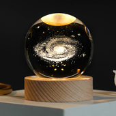 我偷了个宇宙送给你 月球摆件银河系水晶球太阳系创意礼物小王子