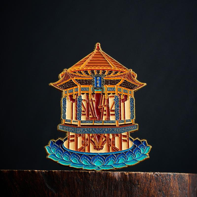 正定隆兴寺冰箱贴城市地标河北