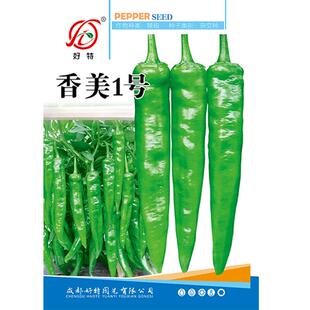 香美一号辣椒种子羊角椒薄皮香辣微辣四季辣味特辣秋季超秋播超长