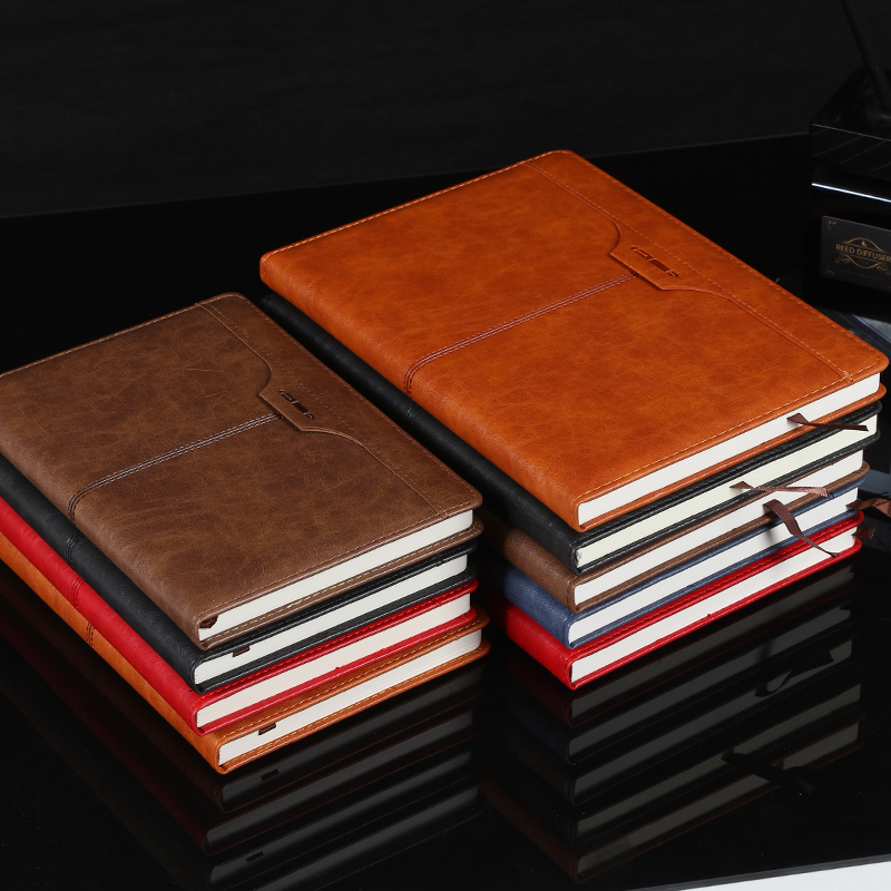 可定制便携红色笔记本子A5商务