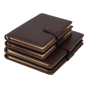 商务笔记本子精致简约高端大气高档记事本A5/B5会议记录日记本办公工作可替换内页定制订制定做印刷可印logo