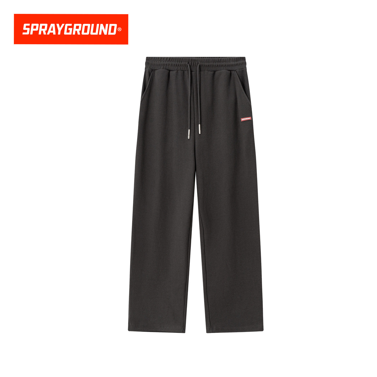 SprayGround鲨鱼嘴印花梭织长裤男20225秋季新款直筒宽松休闲裤子