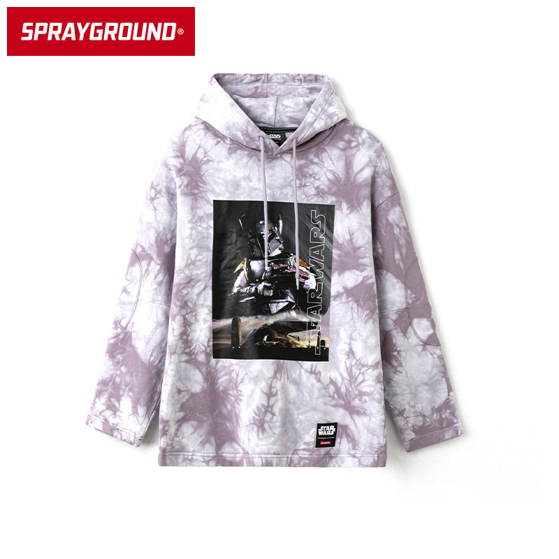 SprayGround冬装新品卫衣女星球大战联名连帽衫潮牌时尚W0743314