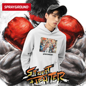 SprayGround春款 街霸联名连帽美式 卫衣宽松休闲男女潮流W0713333