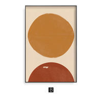 Modern art decorative paintings, geometric abstract paintings, simple living room background wall paintings, homestay Nordic wall paintings, core thumbnail 2