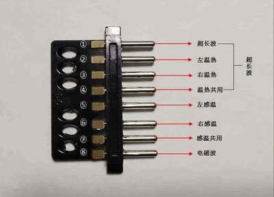 库玉石锗石床垫温控器双温双控开关八孔自动控温全自动开关控制销