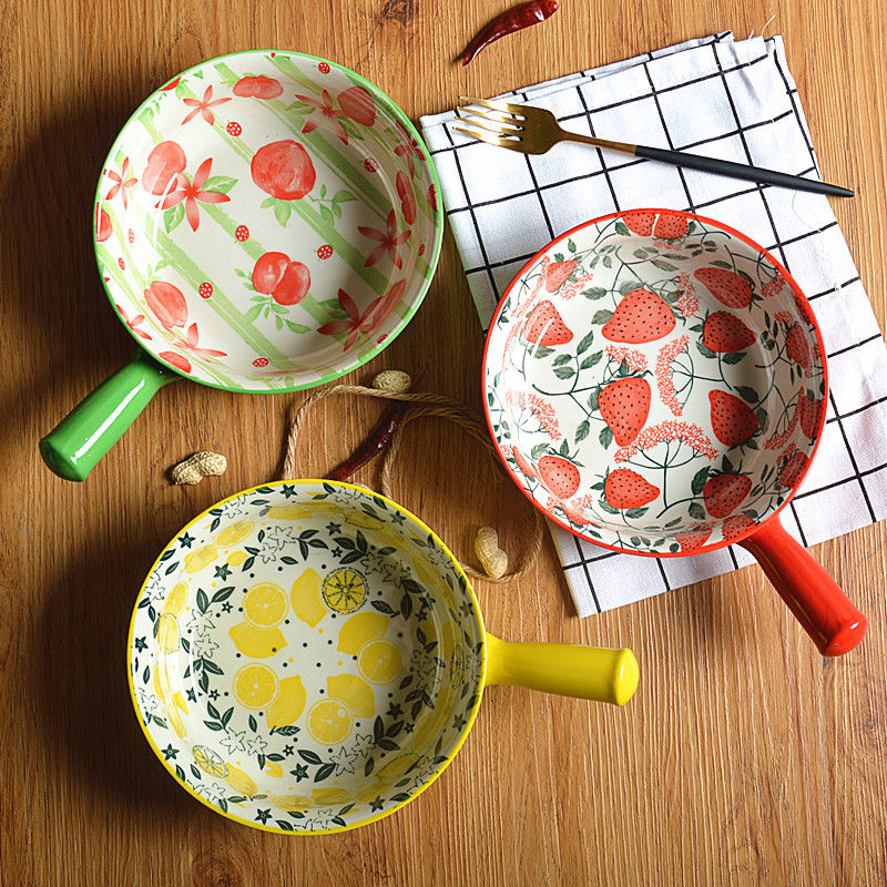 Modern housewife's creative cheese baked rice baking plate dishes