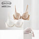 安莉芳官方奥莱舒适薄款 风巢杯 文胸大胸显小光面上托内衣女